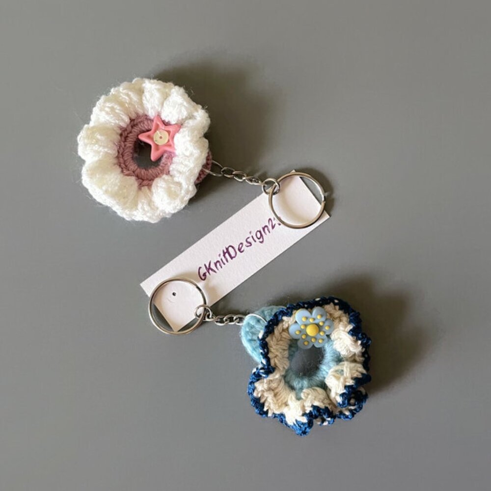 2 Handmade Keychain, Lightweight Charms, Backpack Charms, Gifts under 10